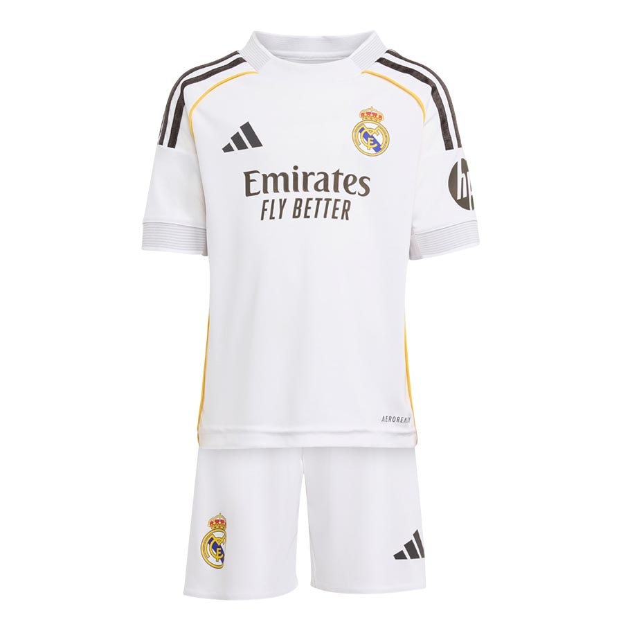 Adidas Real Madrid Draktsett 25/26 Barn Hjemme