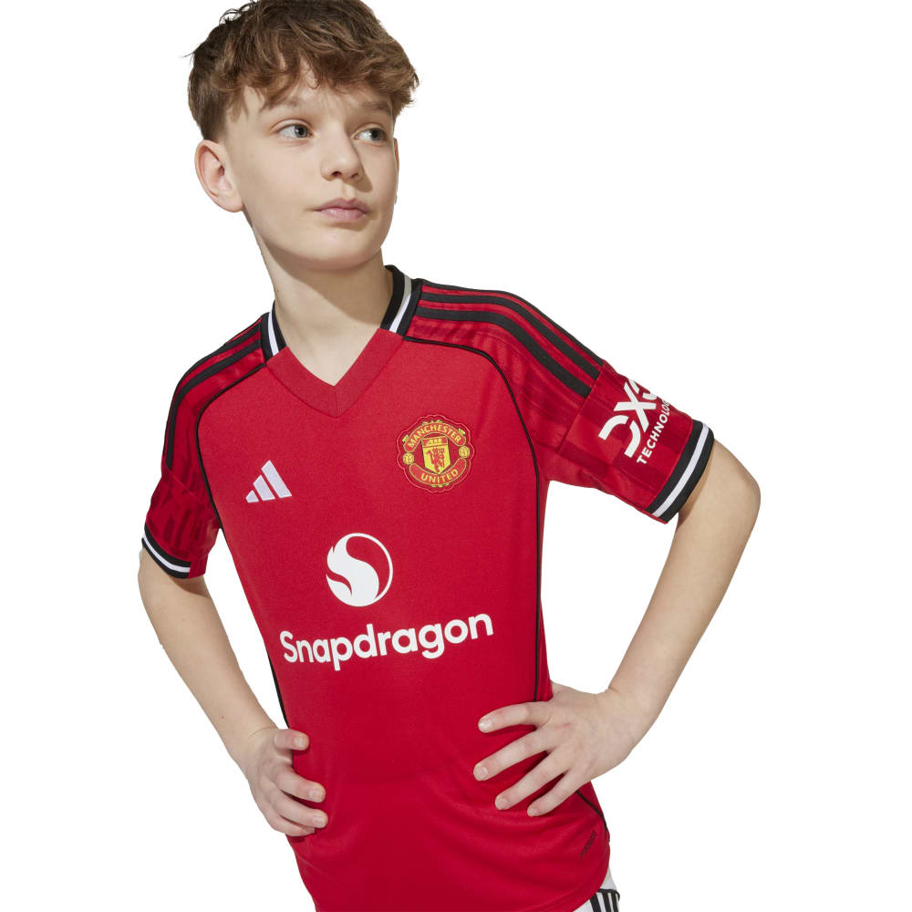 Adidas Manchester United Fotballdrakt 25/26 Barn Hjemme