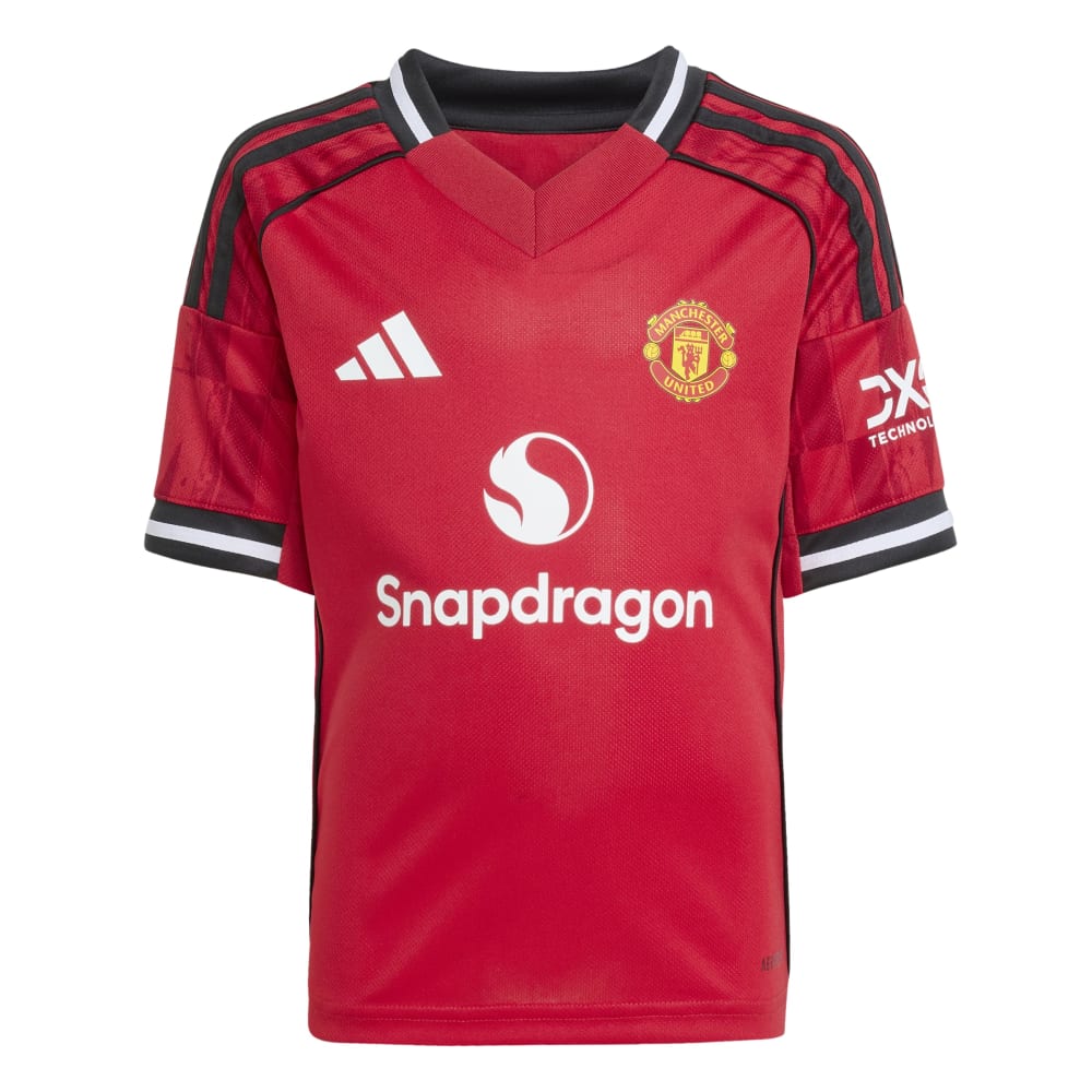 Adidas Manchester United Draktsett Barn 25/26 Hjemme
