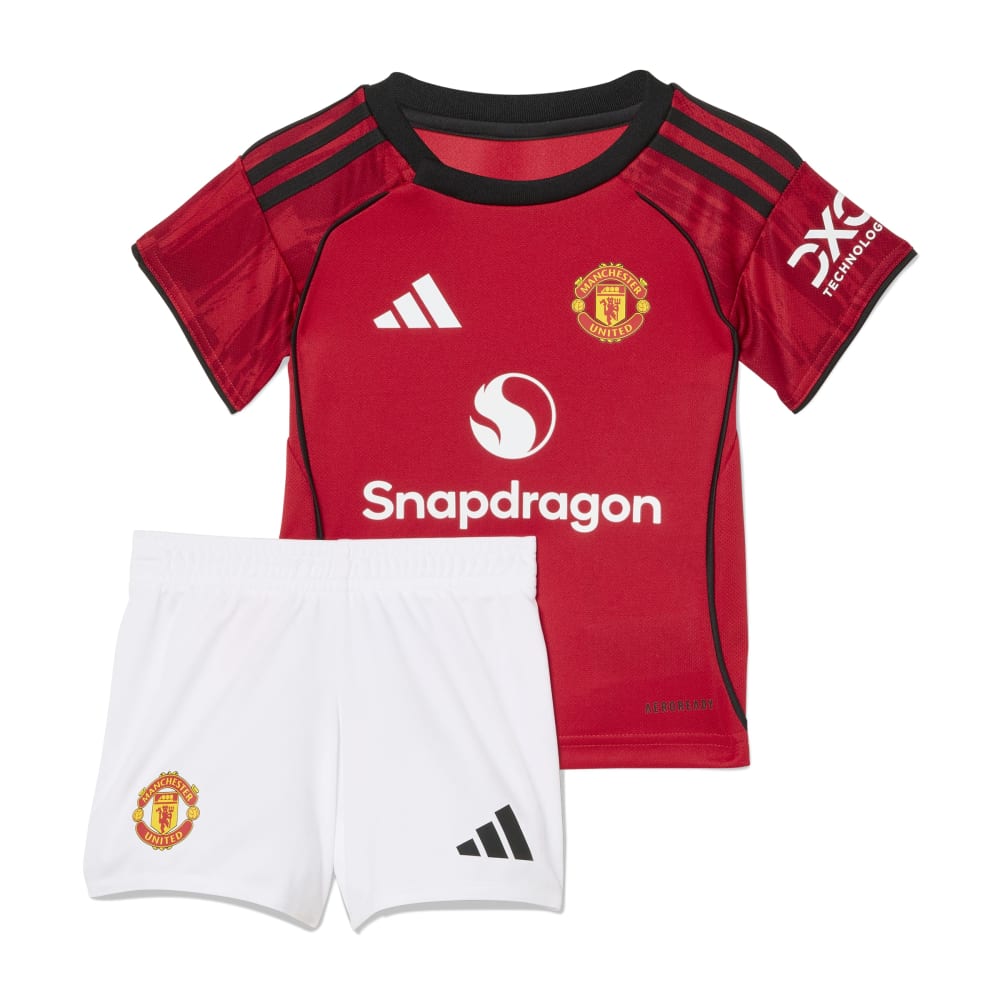 Adidas Manchester United Draktsett 25/26 Baby Hjemme