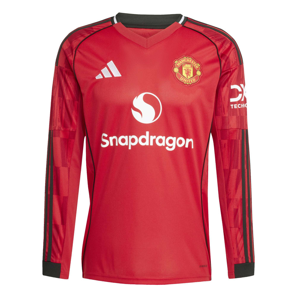 Adidas Manchester United Langermet Fotballdrakt 25/26 Hjemme