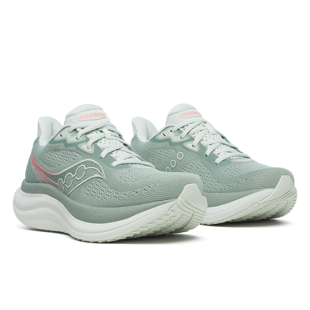Saucony Triumph 23 Joggesko Dame Grønn/Hvit
