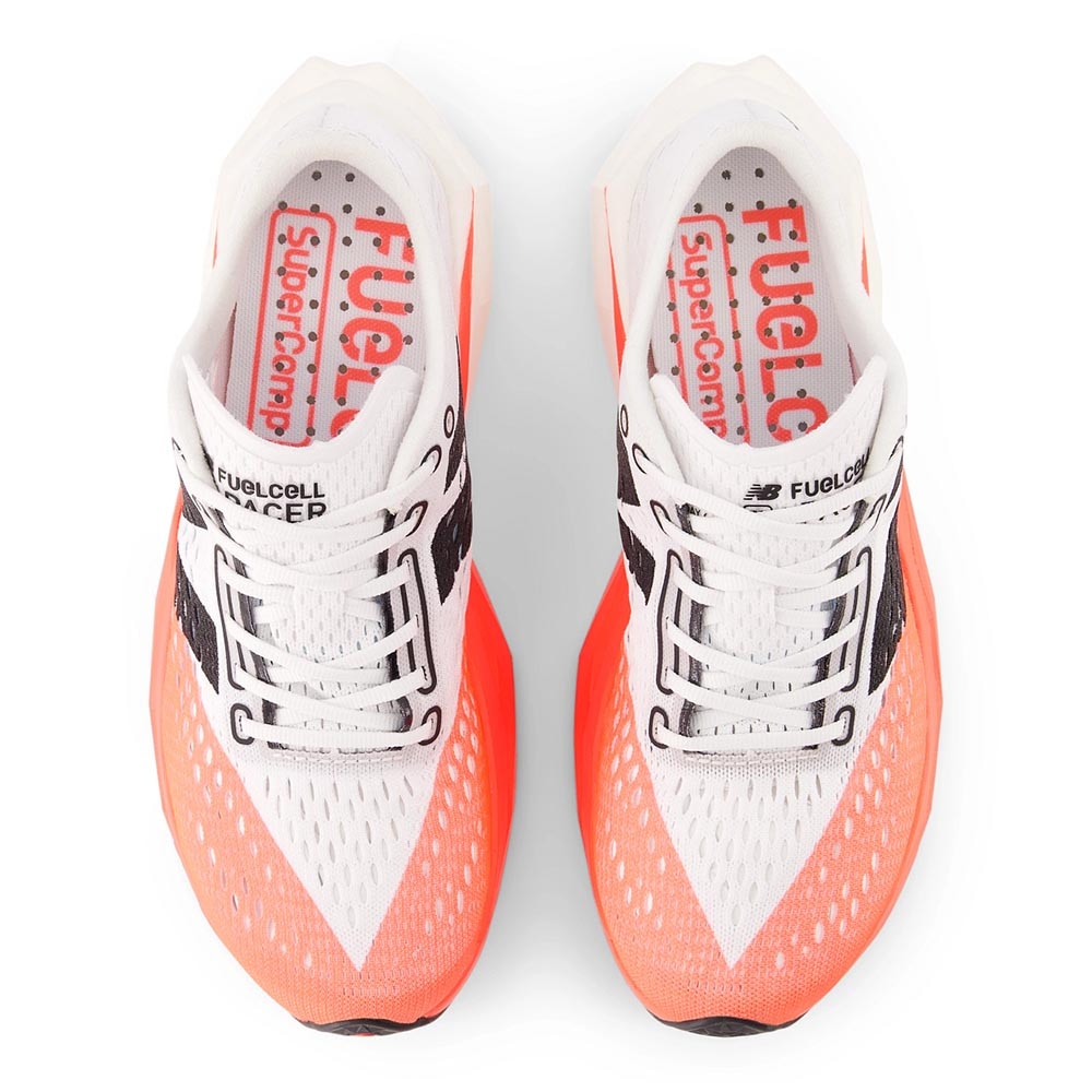 New Balance FuelCell SuperComp Pacer v2 Joggesko Dame Hvit/Rød