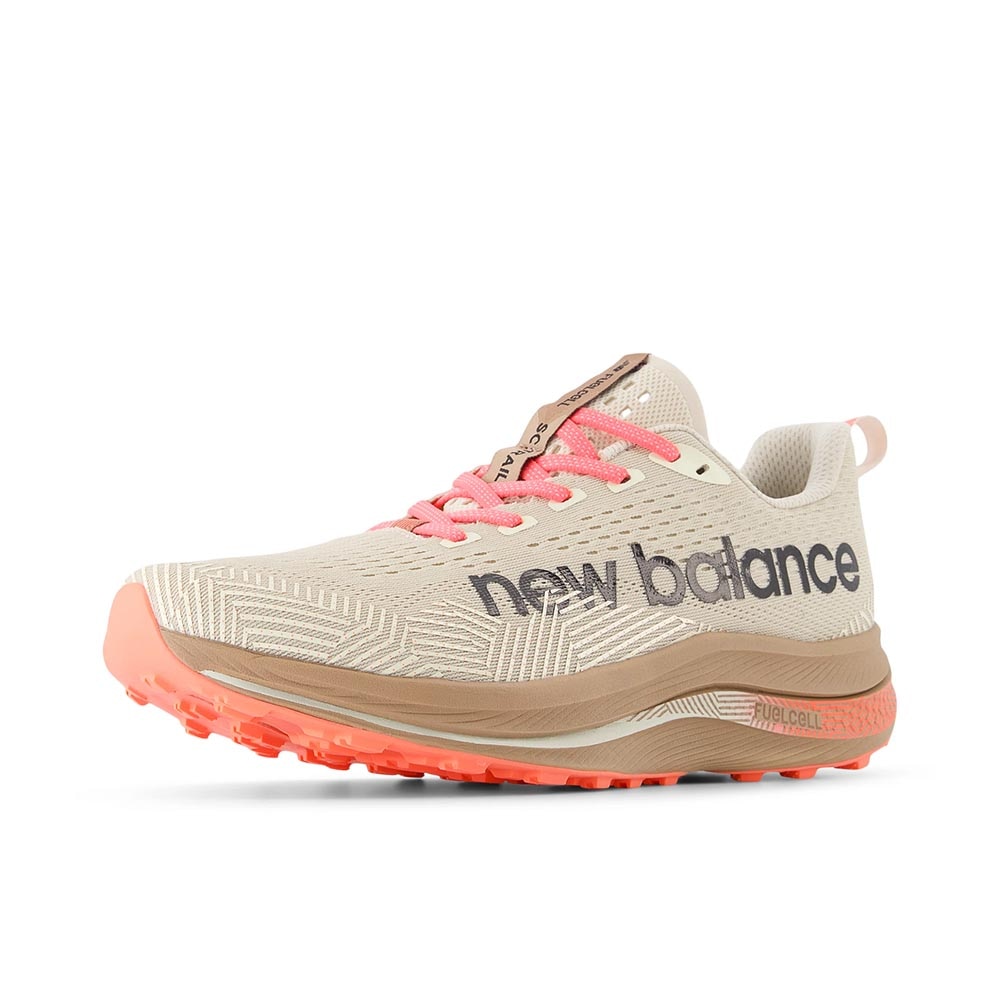 New Balance FuelCell SuperComp Trail Joggesko Herre Beige/Rosa