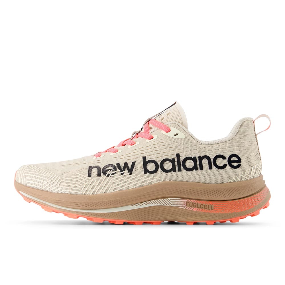 New Balance FuelCell SuperComp Trail Joggesko Herre Beige/Rosa