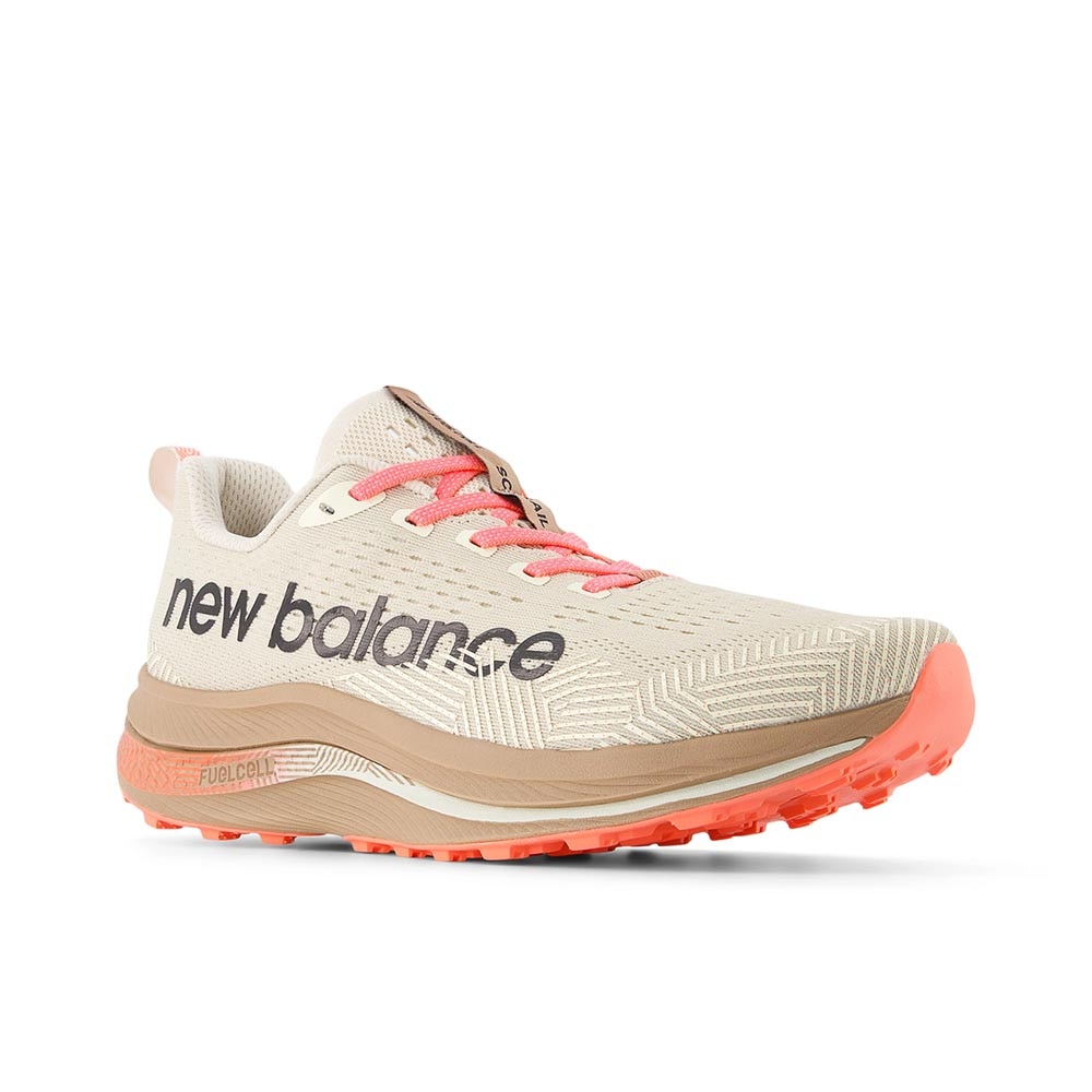 New Balance FuelCell SuperComp Trail Joggesko Herre Beige/Rosa