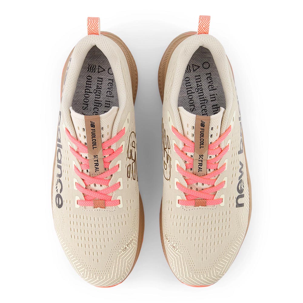 New Balance FuelCell SuperComp Trail Joggesko Herre Beige/Rosa
