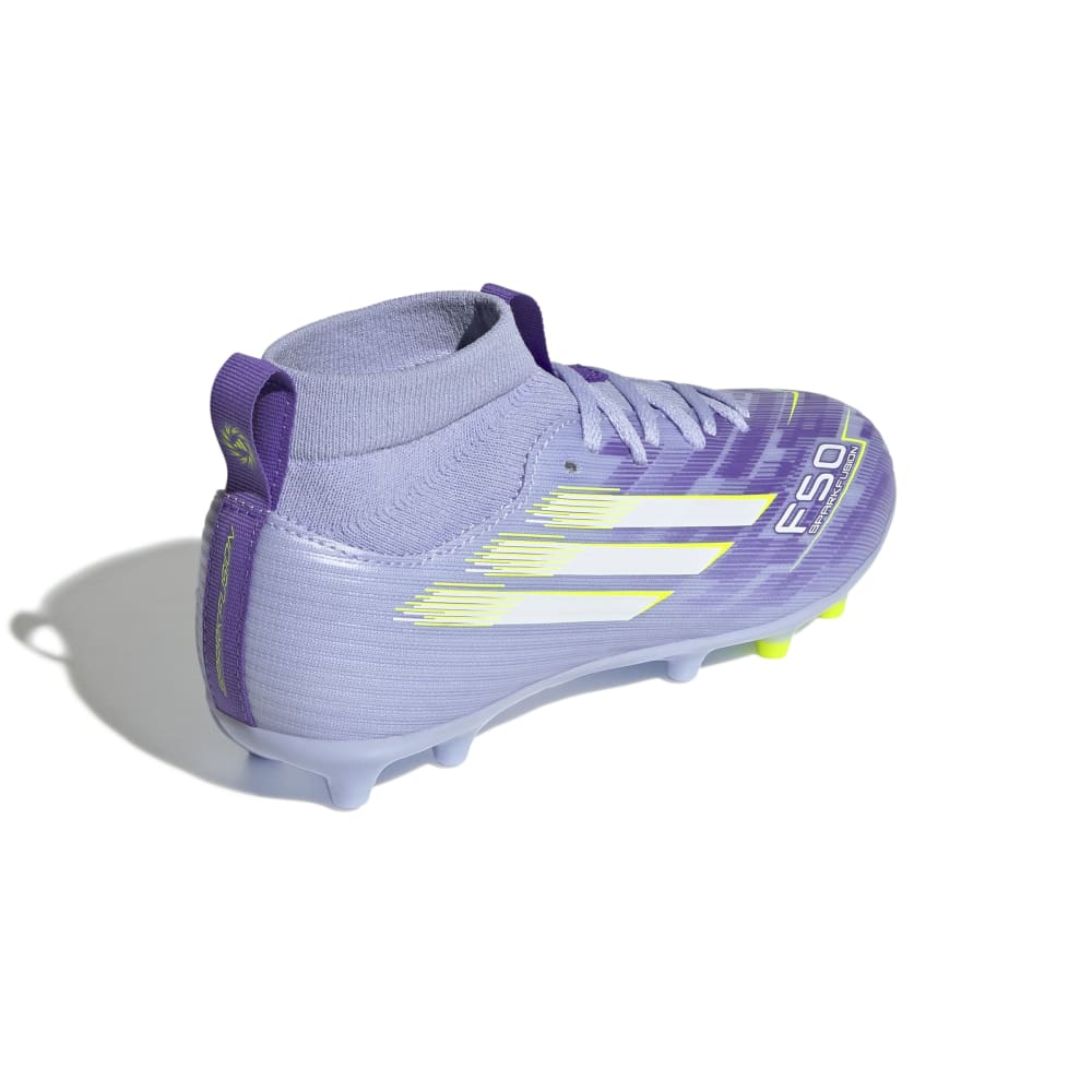 Adidas F50 Sparkfusion League FG/AG Fotballsko Barn Radiant Blaze
