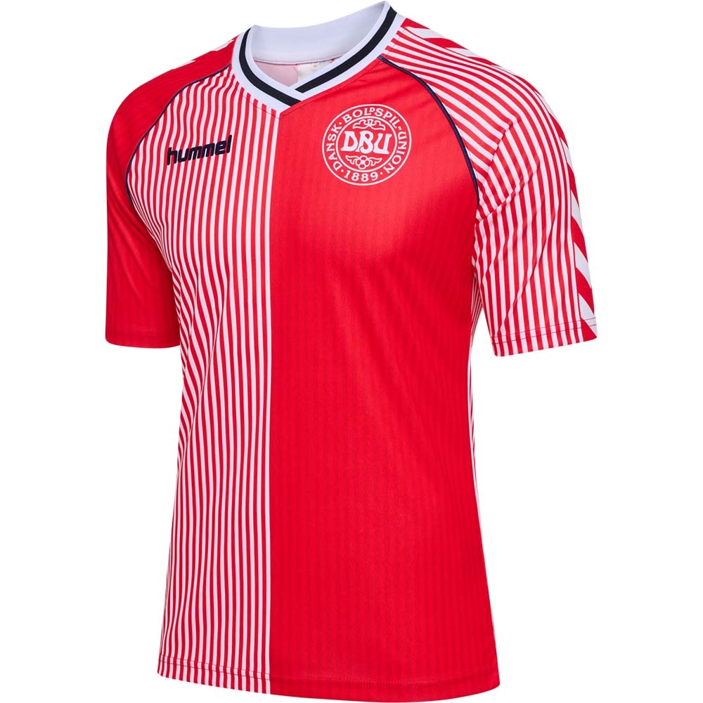 Hummel Danmark Retro Fotballdrakt 1986 Hjemme