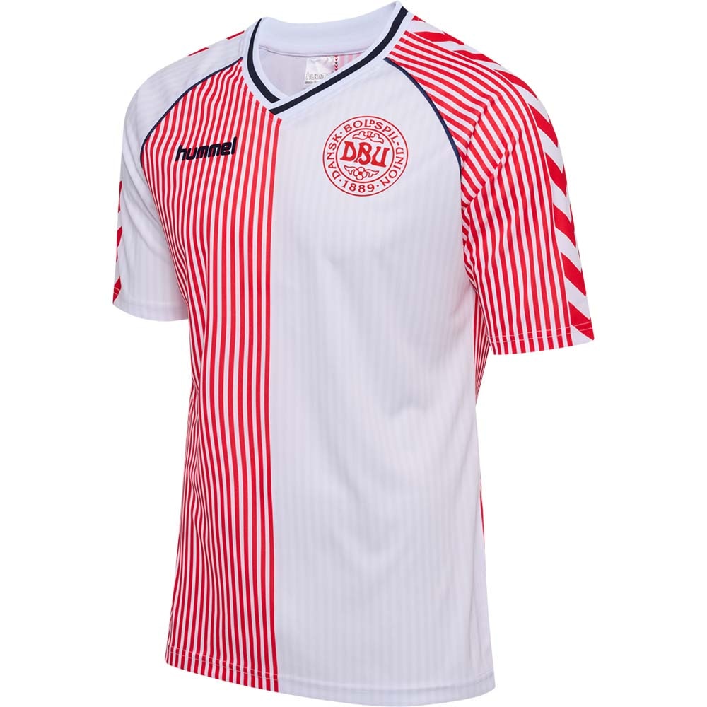 Hummel Danmark Retro Fotballdrakt 1986 Borte