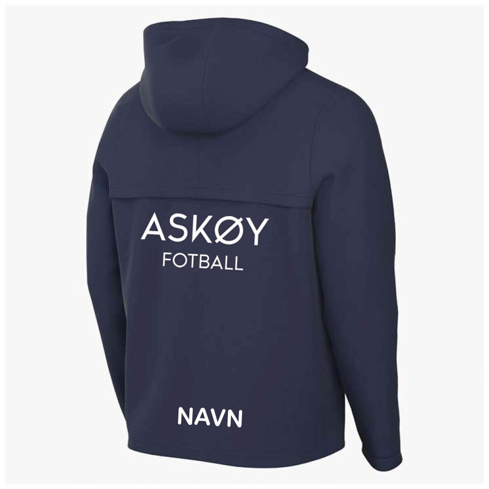 Nike Askøy Fotballklubb Regnjakke Marine/Hvit