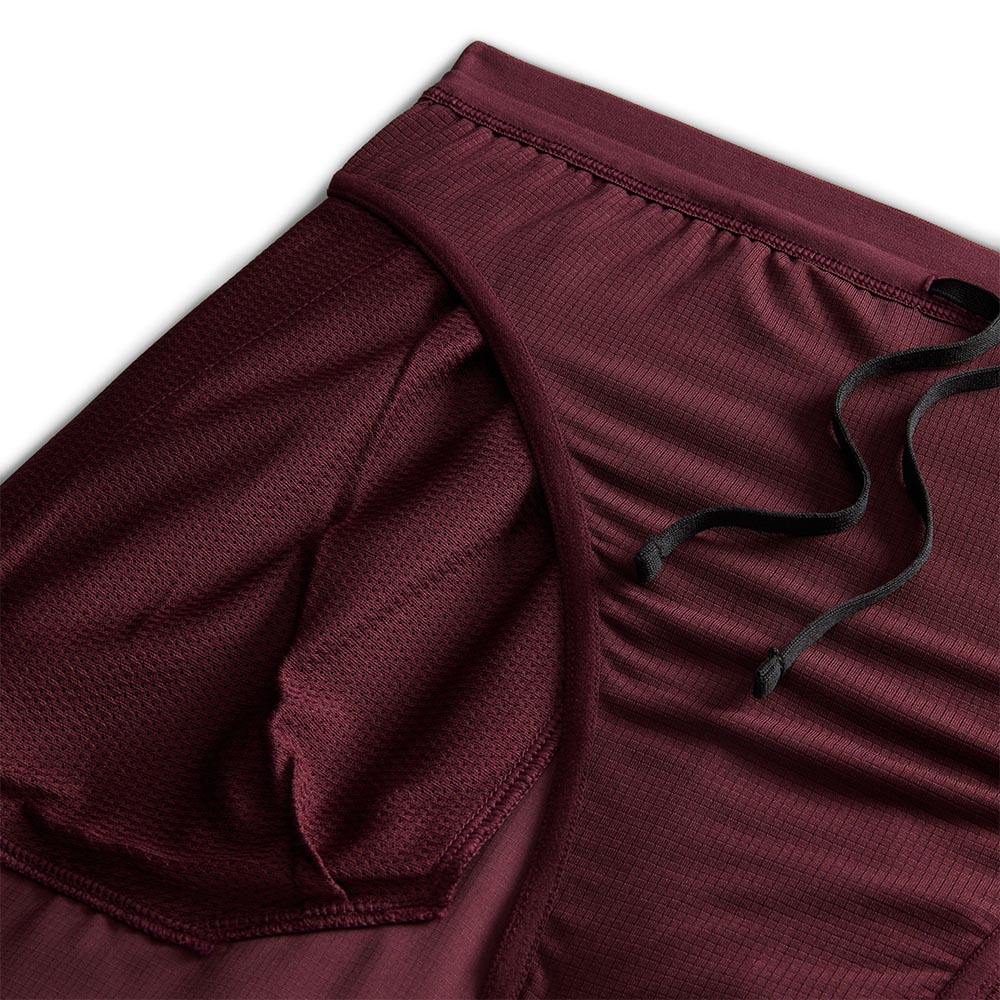 Nike Dri-Fit Stride Løpeshorts 5" Herre Burgunder