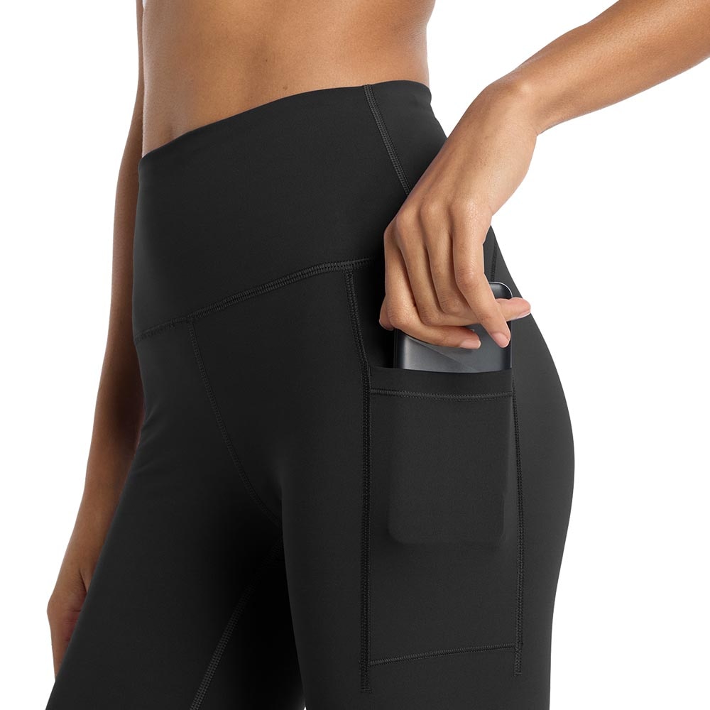 New Balance Sleek Pocket Tights Dame Sort