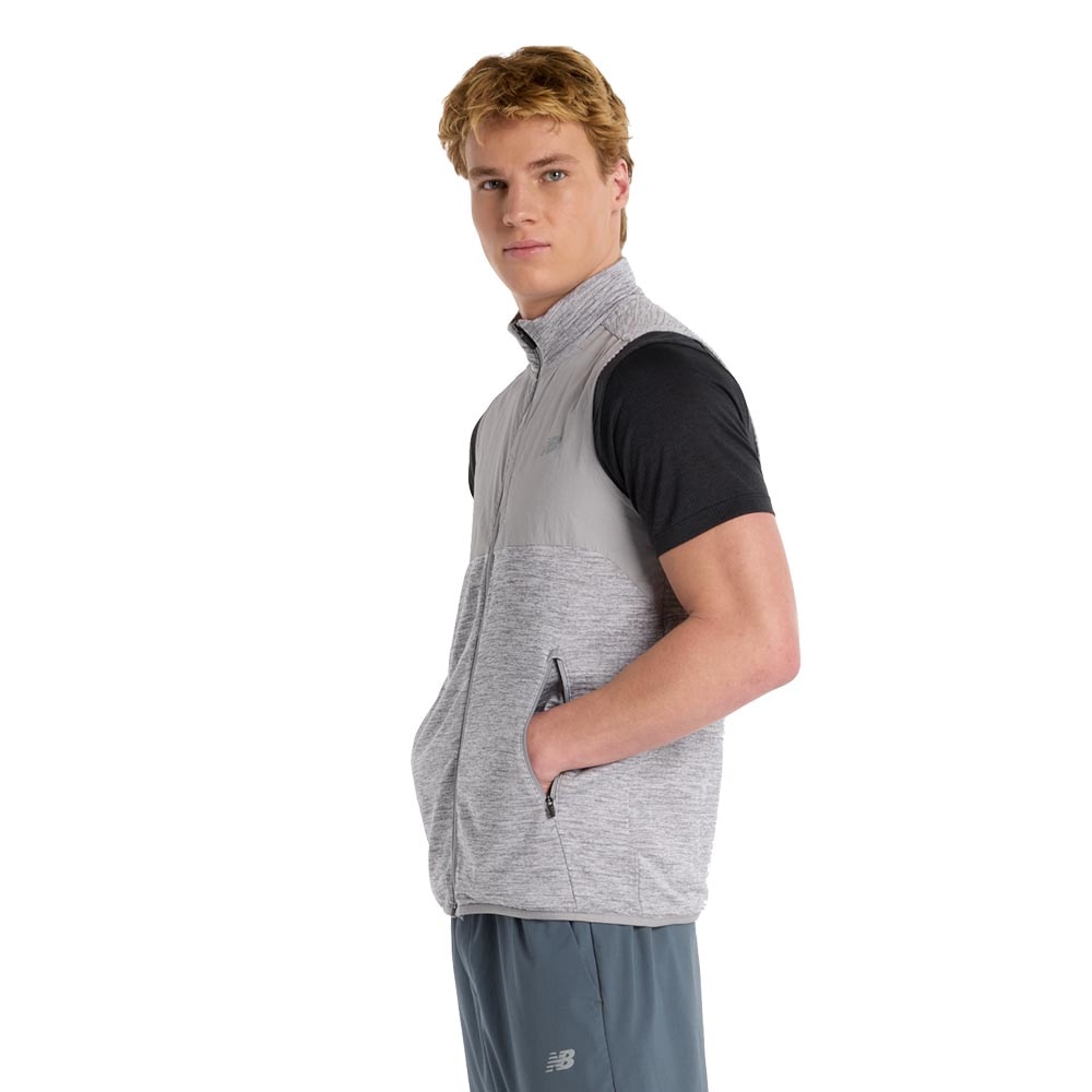 New Balance Heat Grid Vest Herre Grå