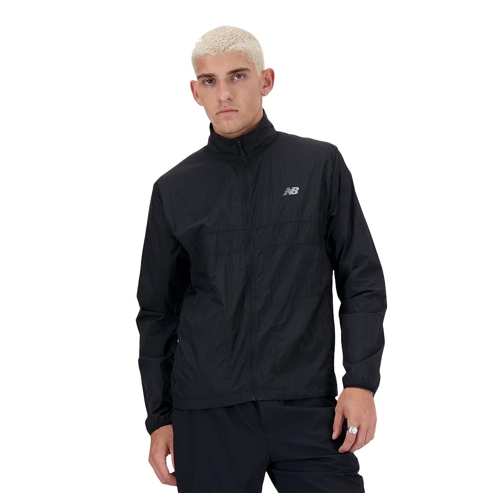 New Balance Athletics Packable Jakke Herre Sort