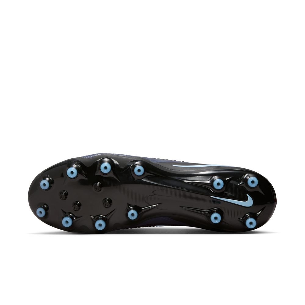 Nike Phantom 6 Low Pro AG-Pro Fotballsko Shadow Sort/Blå