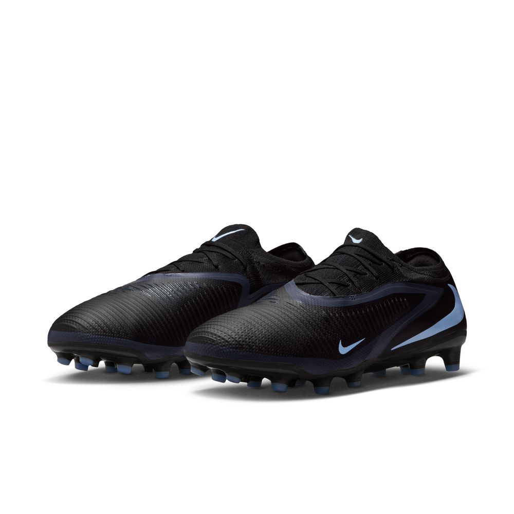Nike Phantom 6 Low Pro AG-Pro Fotballsko Shadow Sort/Blå