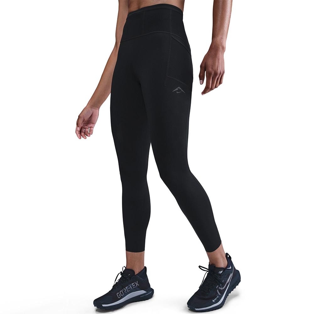 Nike Dri-Fit Trail High-Rise 7/8 Løpetights Dame Sort
