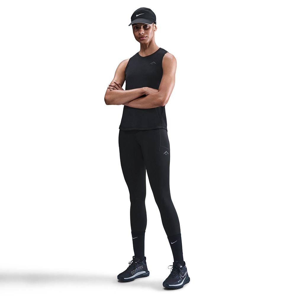 Nike Dri-Fit Trail High-Rise 7/8 Løpetights Dame Sort