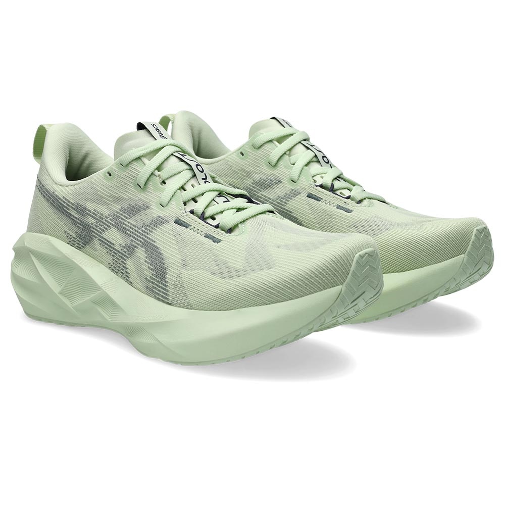 Asics Novablast 5 Joggesko Dame Grønn/Grå