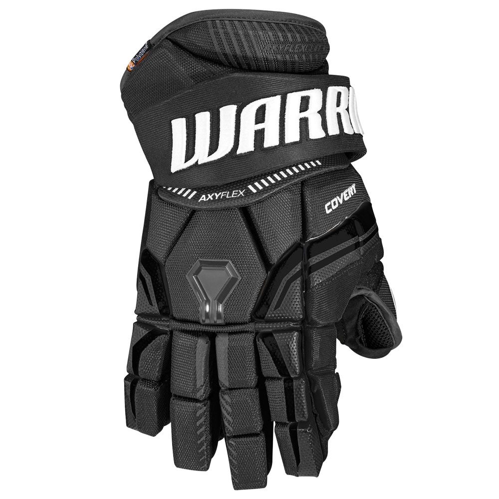 Warrior Covert QRE 10 Junior Hockeyhanske Svart