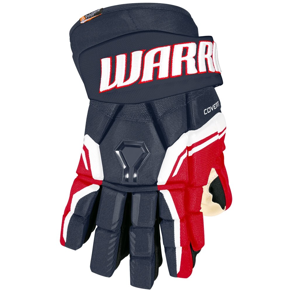 Warrior Covert QRE 20 PRO Hockeyhanske Marine/Rød/Hvit