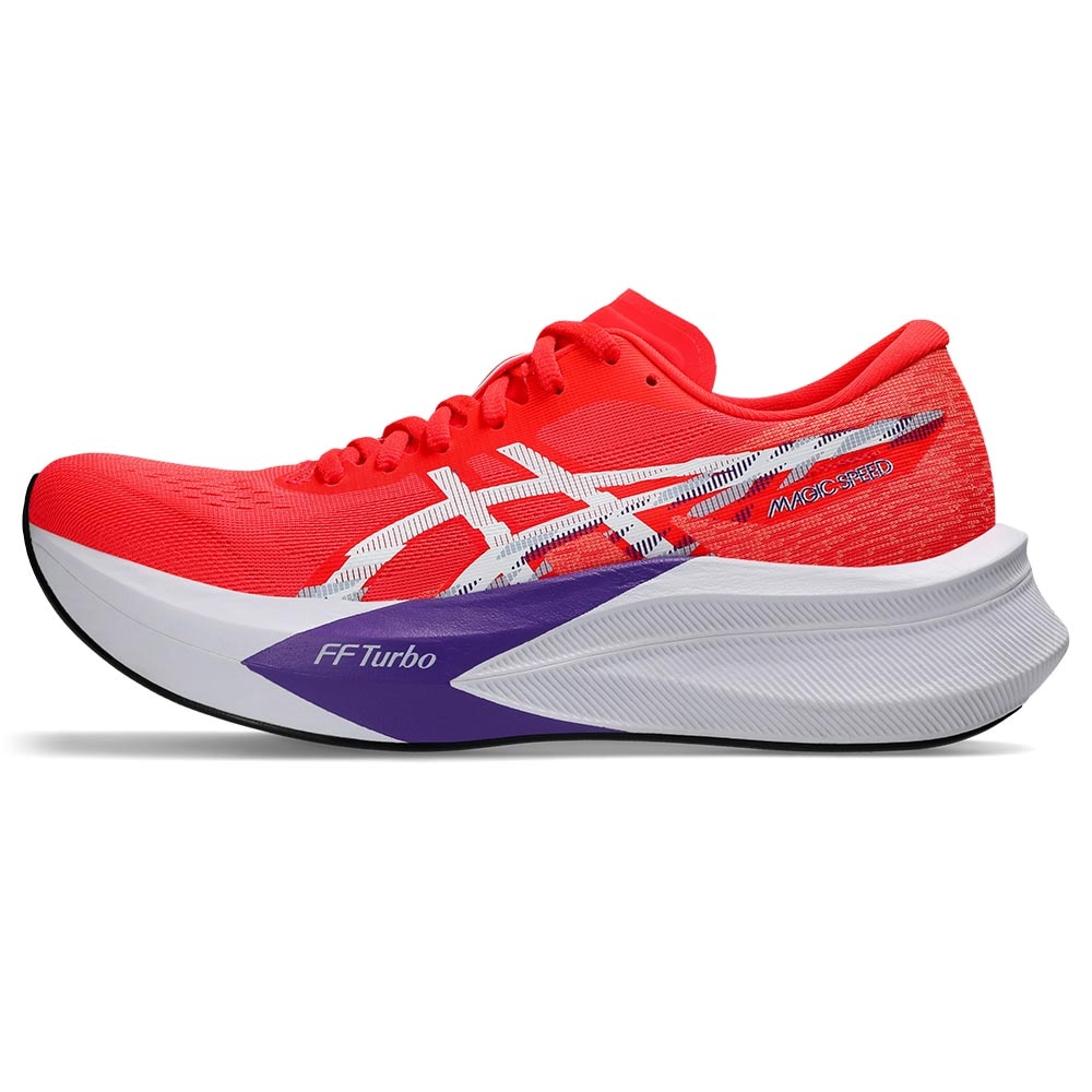 Asics Magic Speed 4 Joggesko Dame Rød/Hvit/Lilla