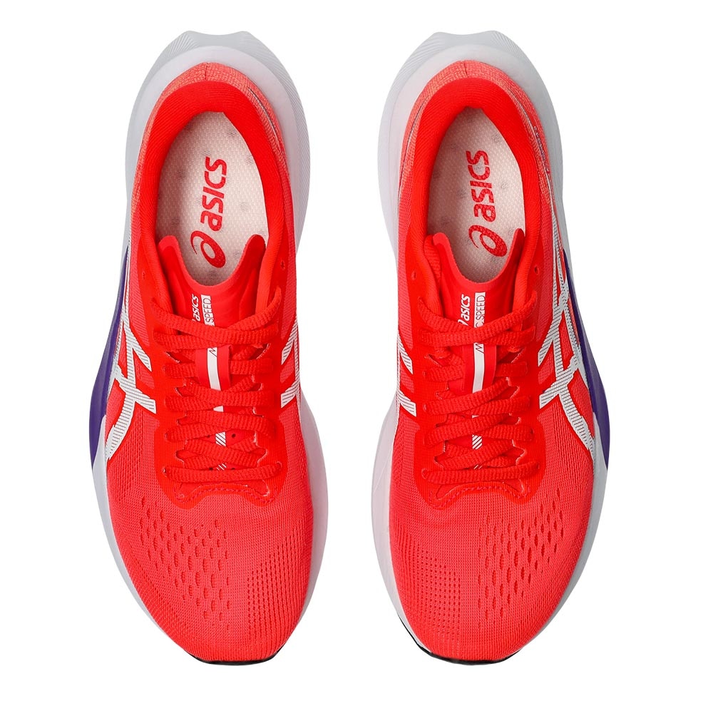 Asics Magic Speed 4 Joggesko Dame Rød/Hvit/Lilla