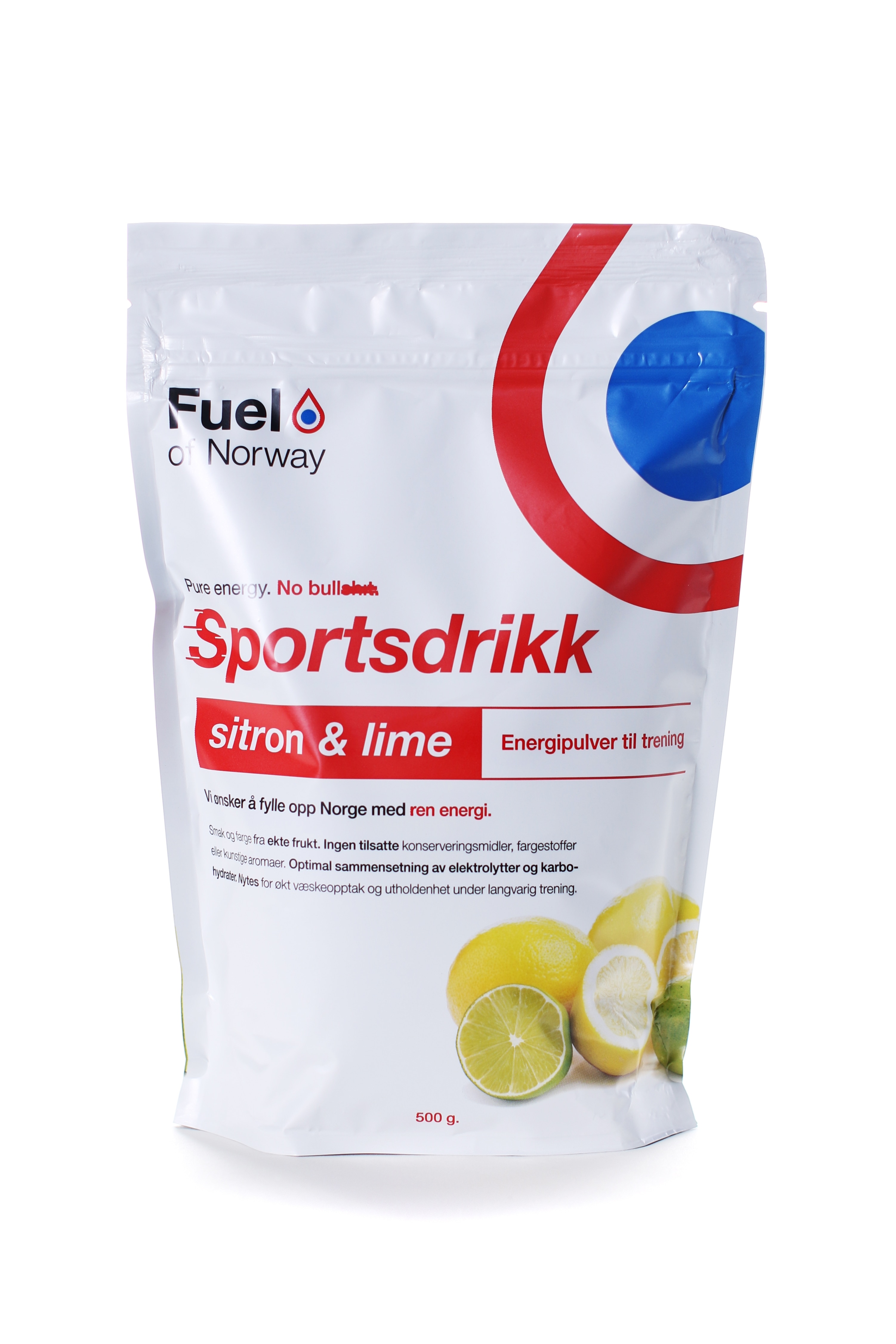 Fuel of Norway Sportsdrikke 0.5kg sitron/lime