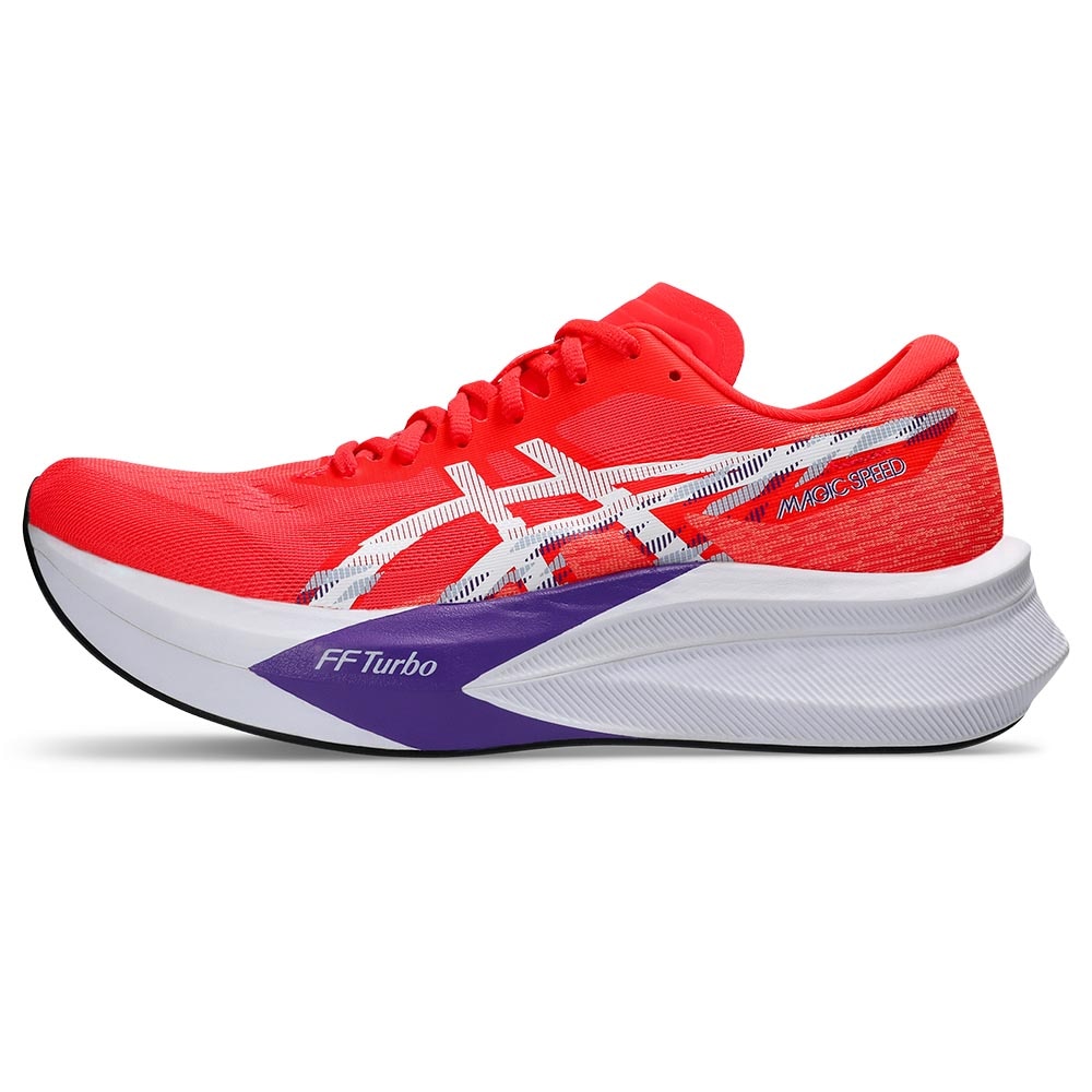 Asics Magic Speed 4 Joggesko Herre Rød/Hvit/Lilla