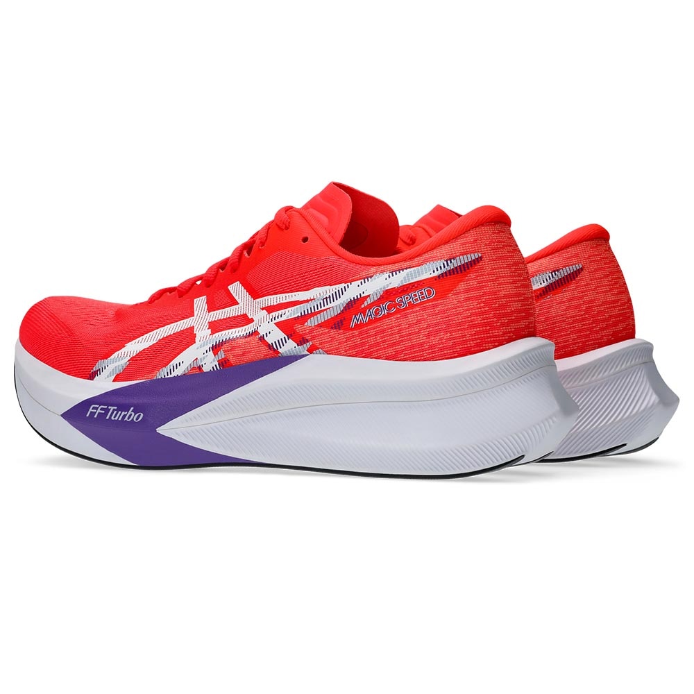 Asics Magic Speed 4 Joggesko Herre Rød/Hvit/Lilla