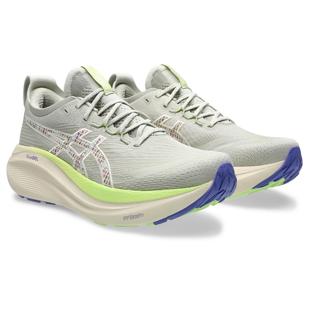 Asics Gel-Nimbus 27 TR Joggesko Herre Grå/Grønn/Lilla
