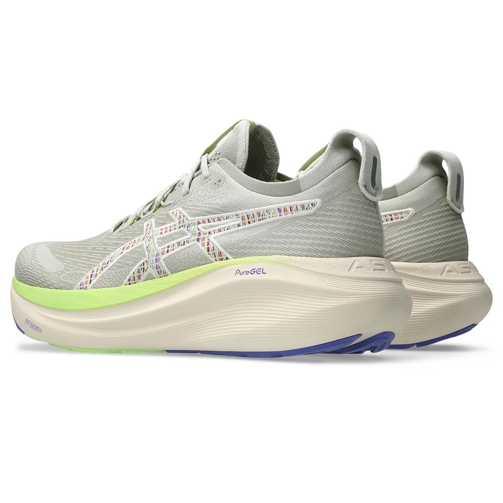 Asics Gel-Nimbus 27 TR Joggesko Herre Grå/Grønn/Lilla