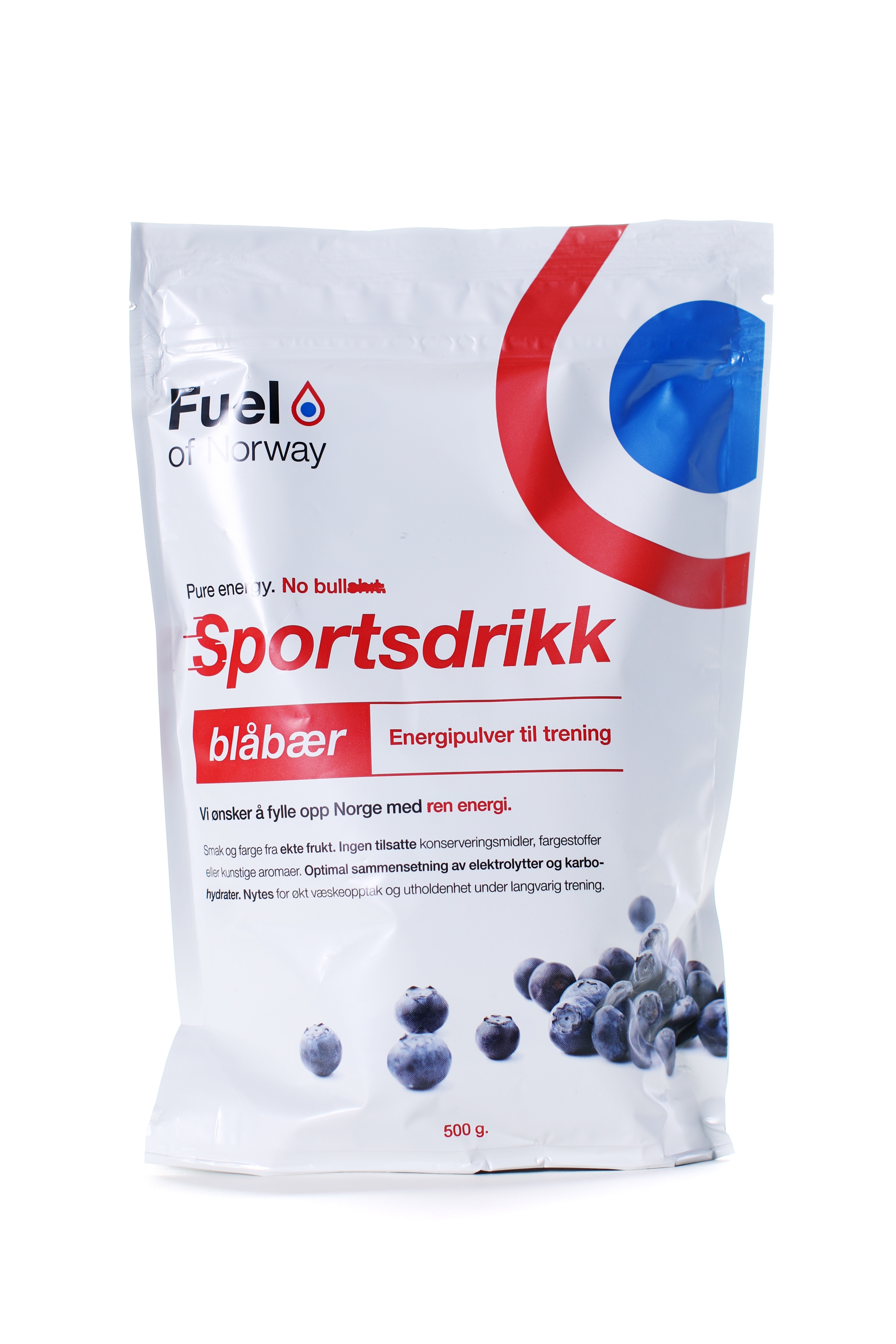 Fuel of Norway Sportsdrikke 0.5kg blåbær