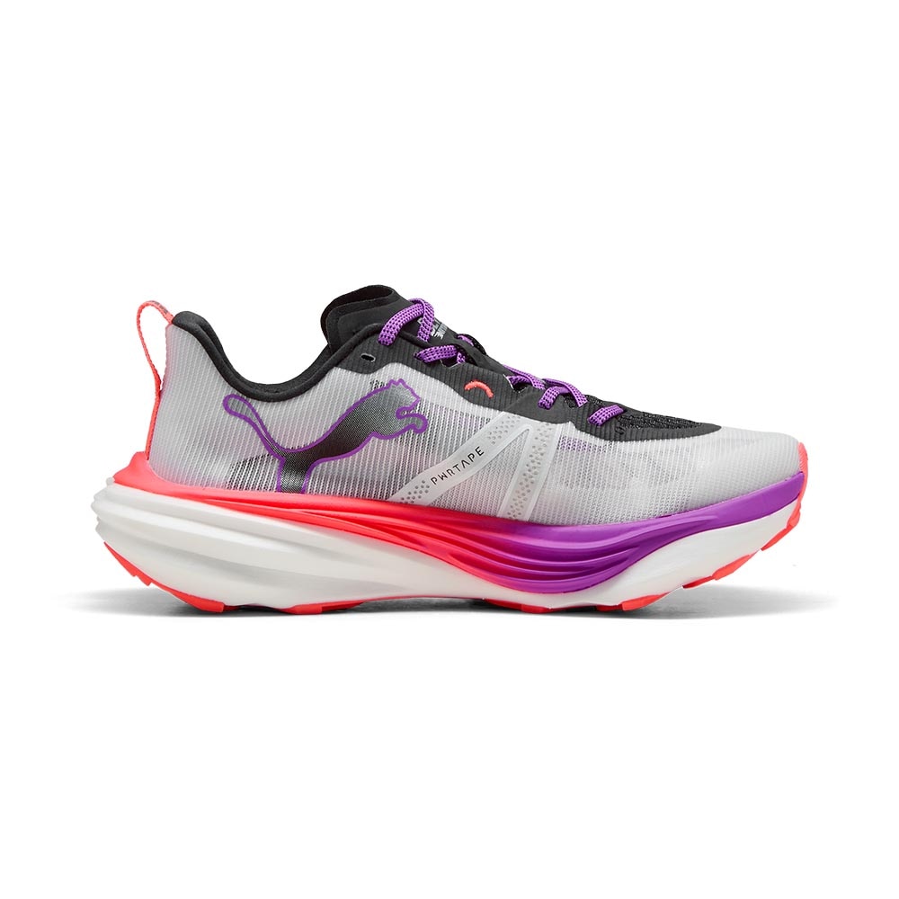Puma Deviate Nitro Elite Trail Joggesko Dame Hvit/Sort/Lilla