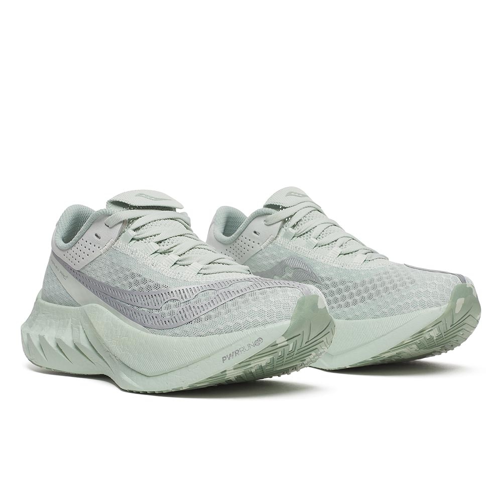 Saucony Endorphin Pro 4 Joggesko Dame Grønn/Grå
