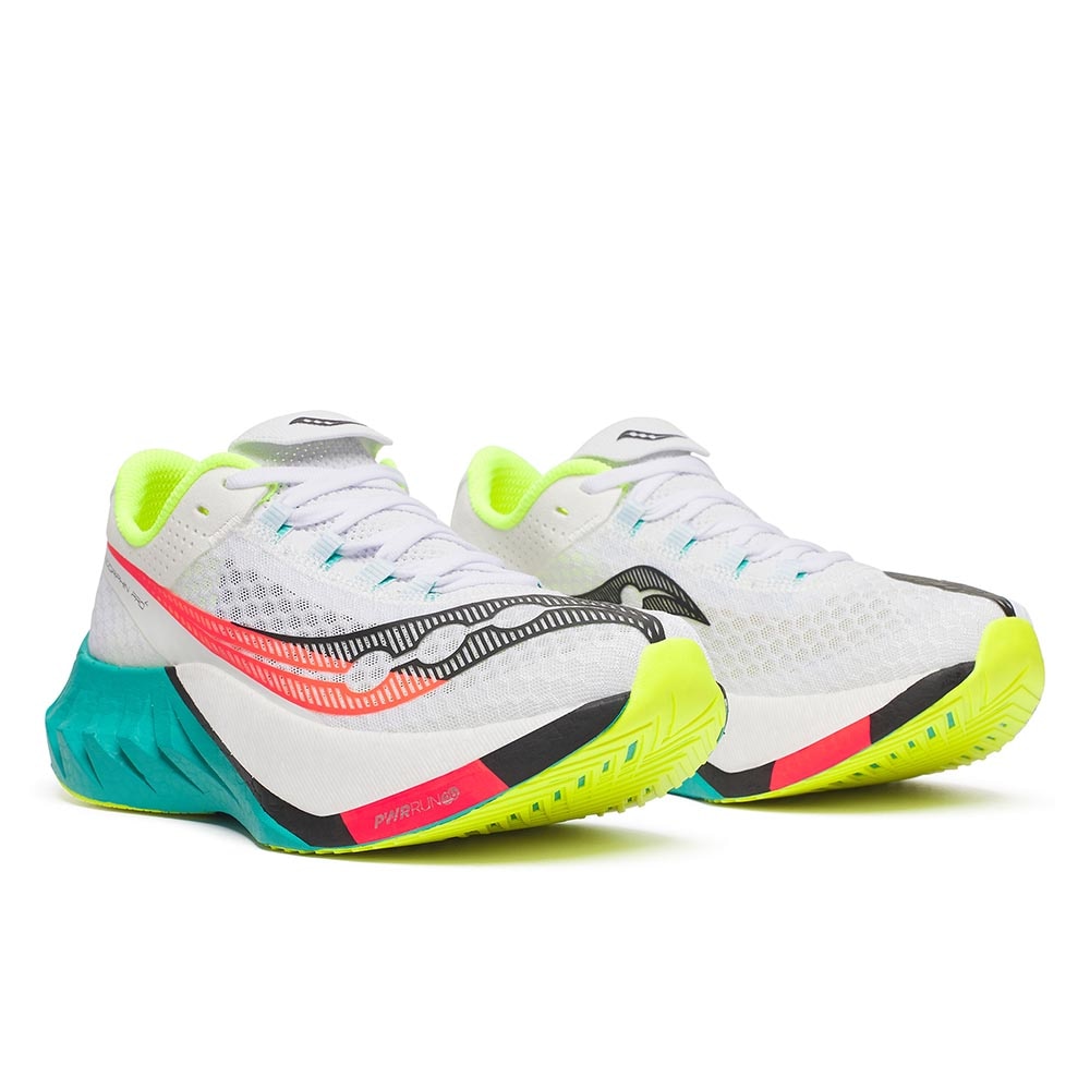 Saucony Endorphin Pro 4 Joggesko Dame Hvit/Flerfarget
