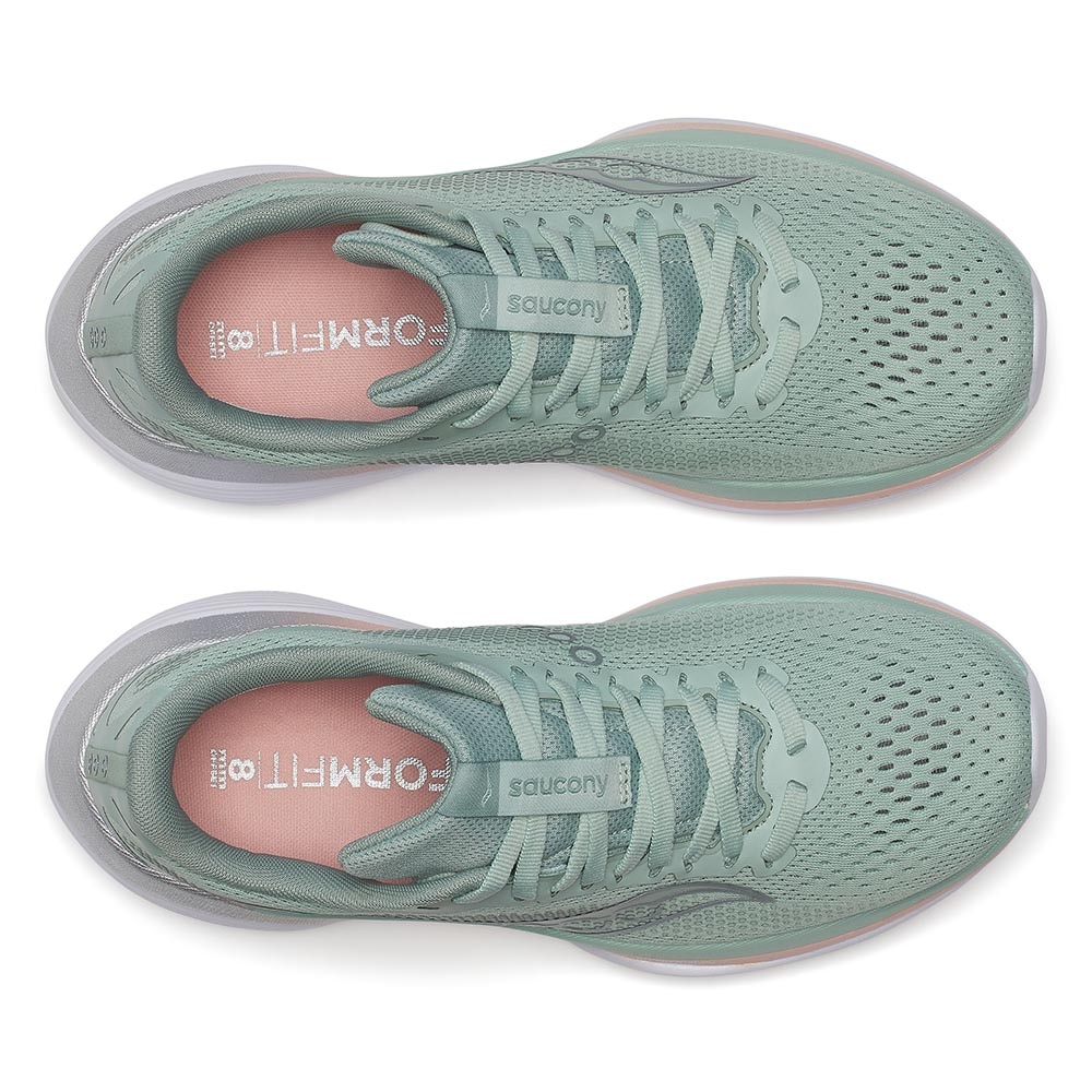 Saucony Endorphin Trainer Joggesko Dame Grønn/Rosa