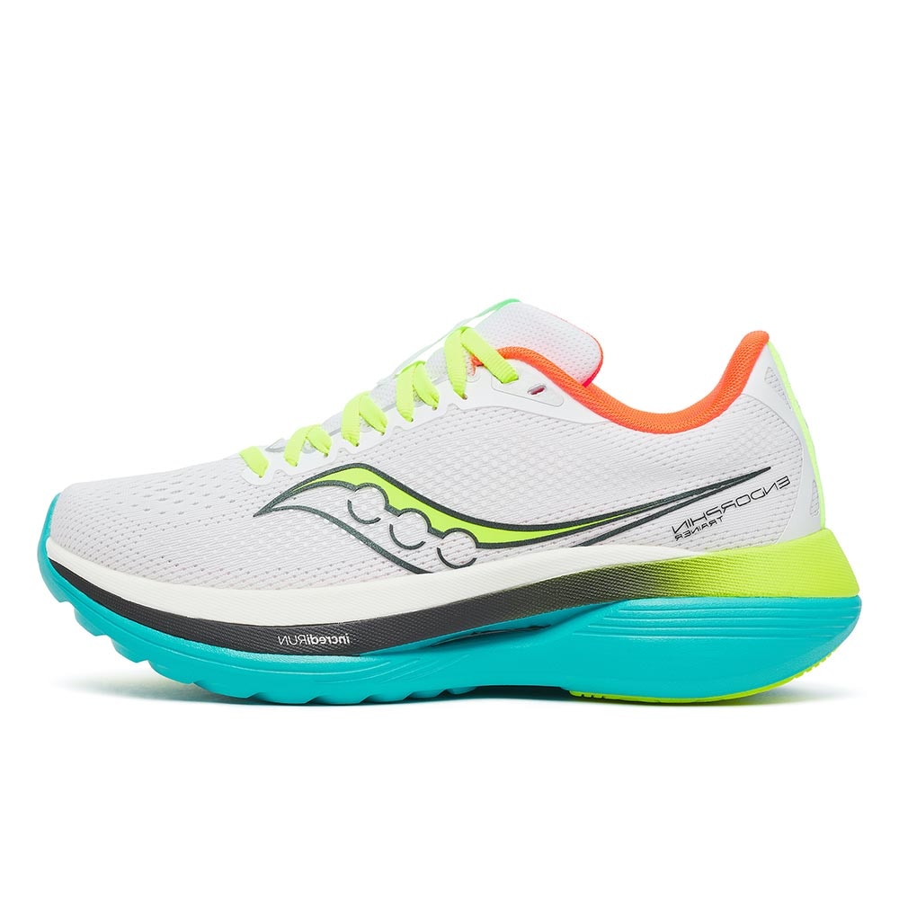 Saucony Endorphin Trainer Joggesko Dame Hvit/Flerfarget