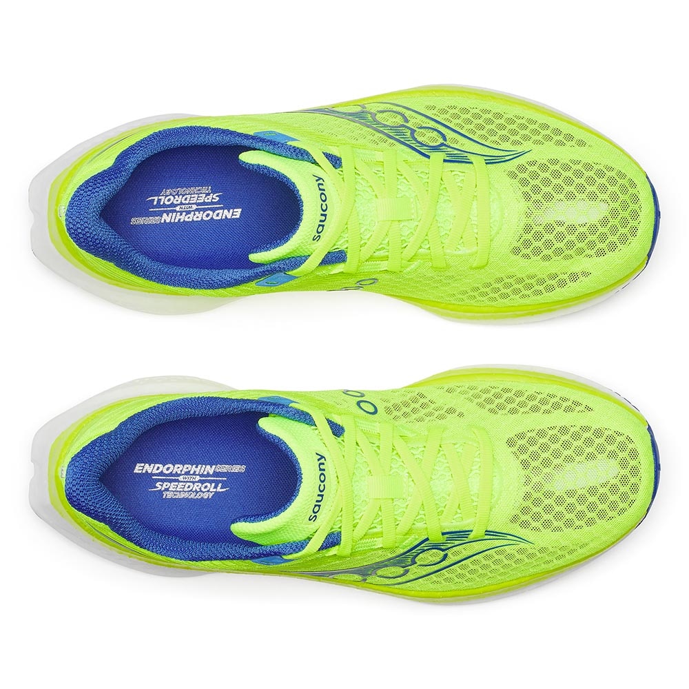 Saucony Endorphin Speed 5 Joggesko Herre Grønn/Blå