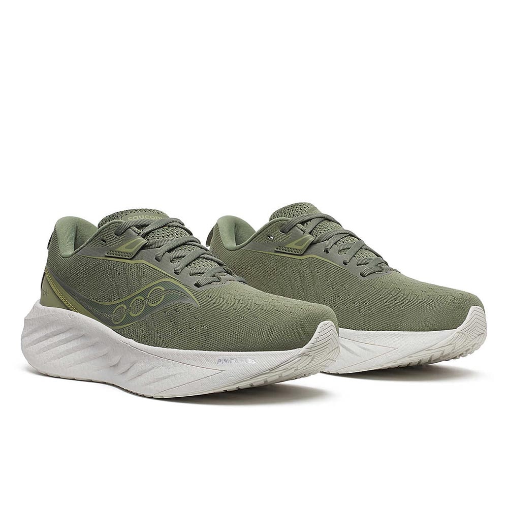 Saucony Triumph 22 Joggesko Herre Grønn/Hvit