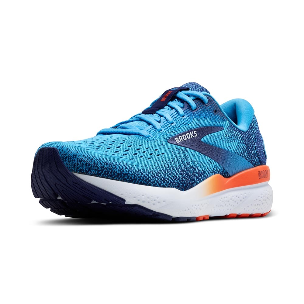 Brooks Ghost 16 Joggesko Herre Blå/Oransje
