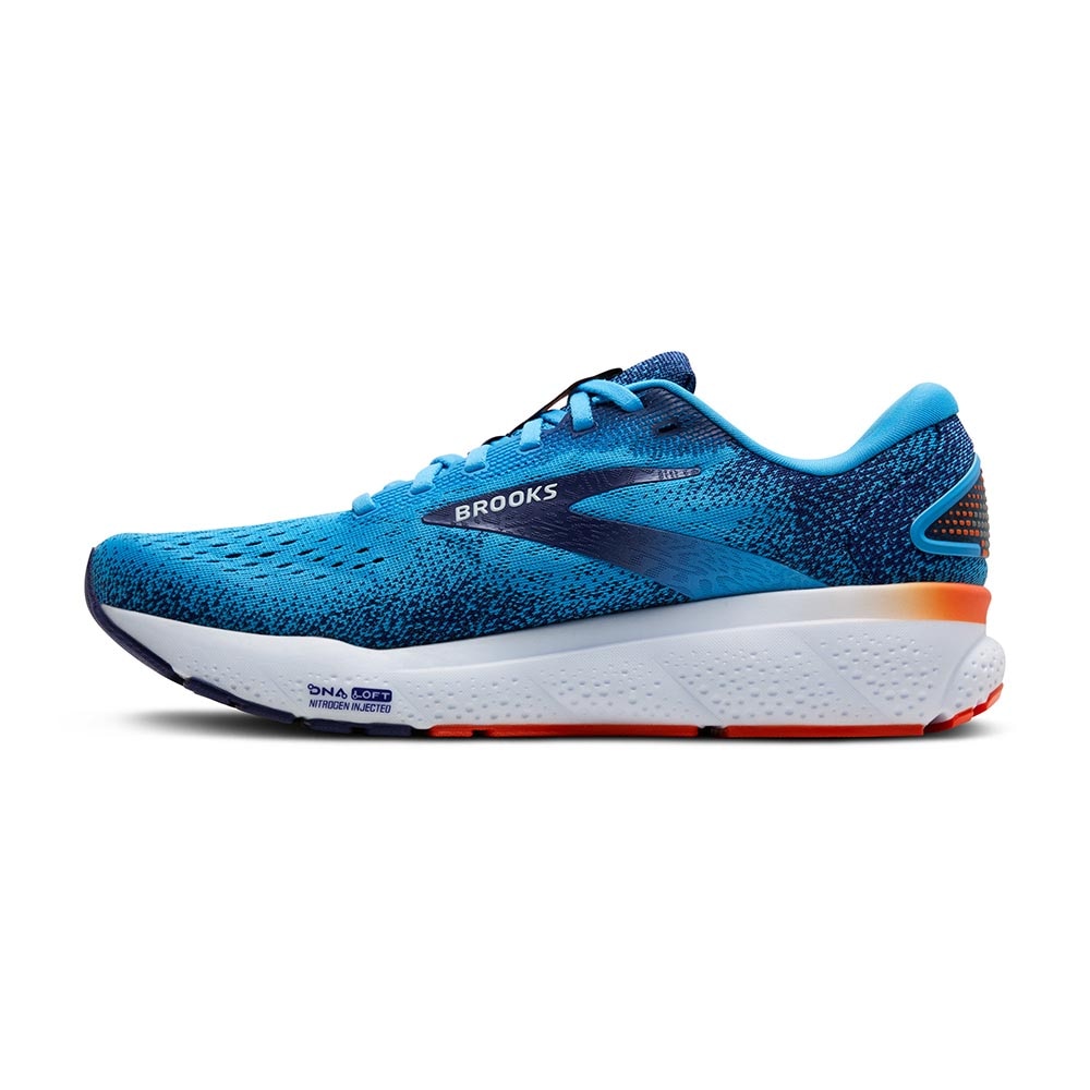 Brooks Ghost 16 Joggesko Herre Blå/Oransje