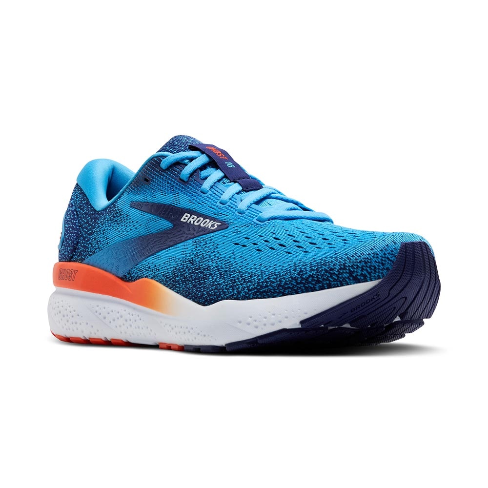 Brooks Ghost 16 Joggesko Herre Blå/Oransje