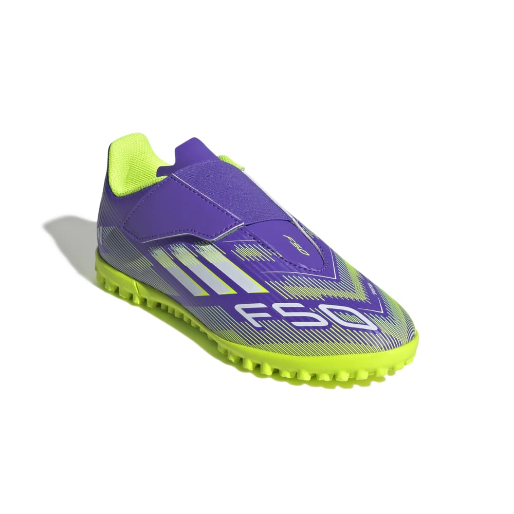Adidas F50 Club TF Laceless Fotballsko Barn Radiant Blaze