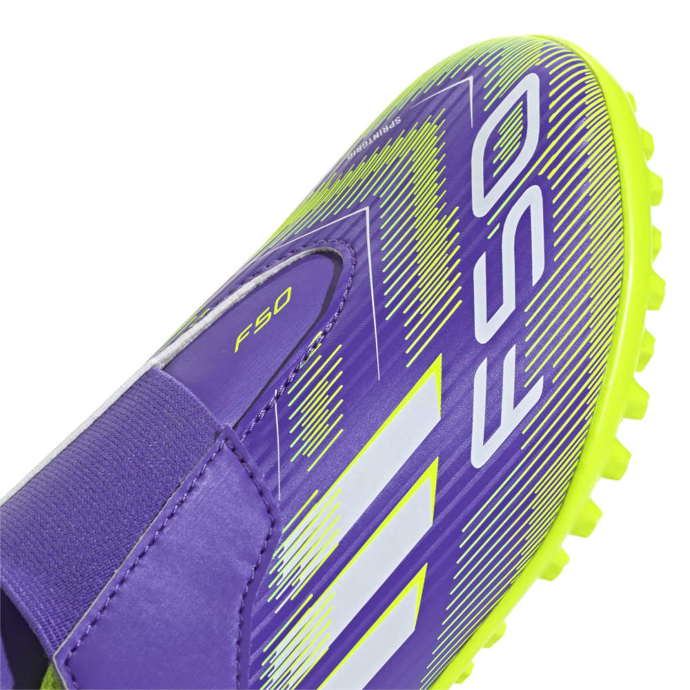 Adidas F50 Club TF Laceless Fotballsko Barn Radiant Blaze