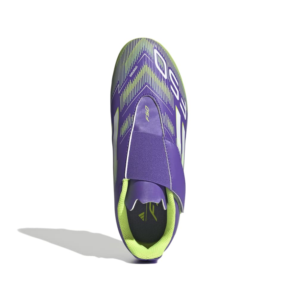 Adidas F50 Club FG/MG Laceless Fotballsko Barn Radiant Blaze