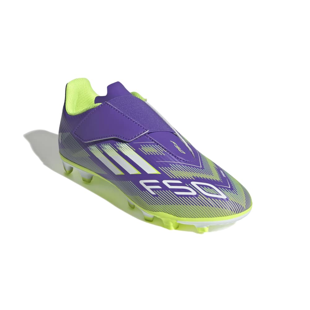 Adidas F50 Club FG/MG Laceless Fotballsko Barn Radiant Blaze