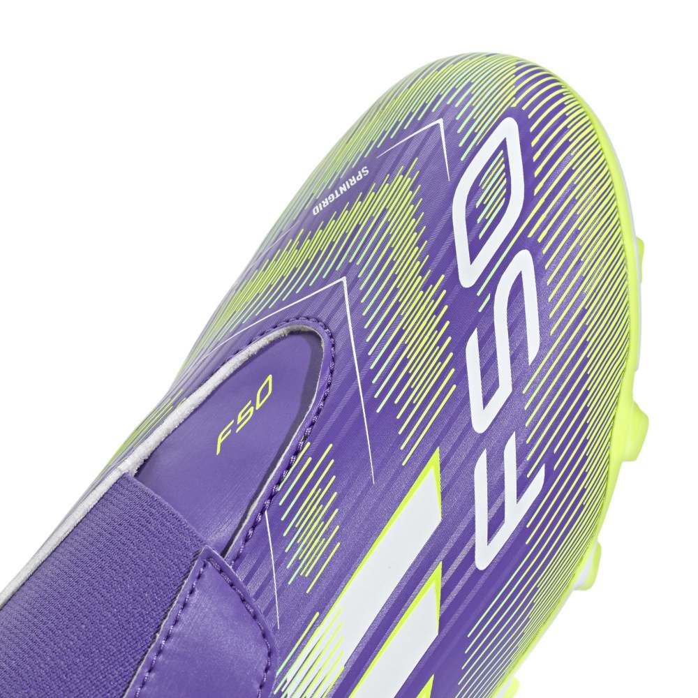 Adidas F50 Club FG/MG Laceless Fotballsko Barn Radiant Blaze