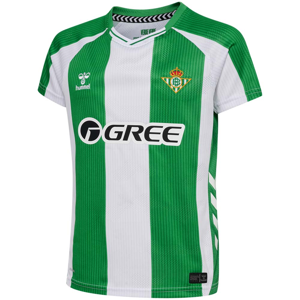 Hummel Real Betis Fotballdrakt 25/26 Barn Hjemme 